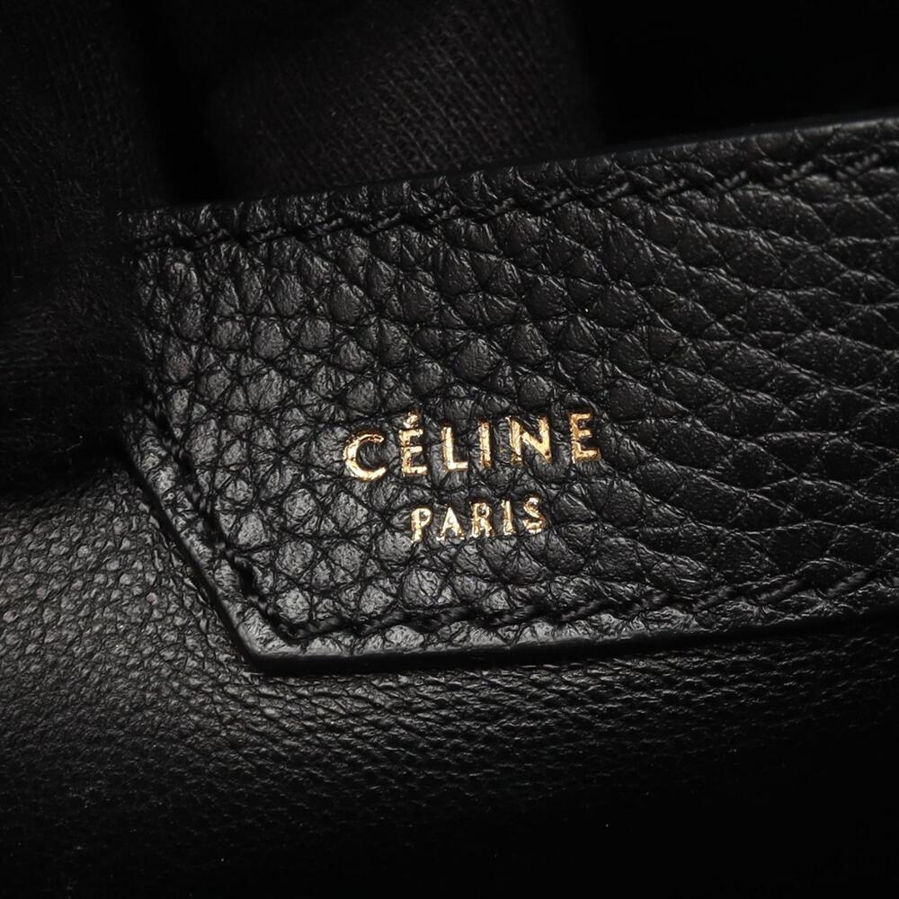 Celine Handbag Leather Black - Picture 4 of 8